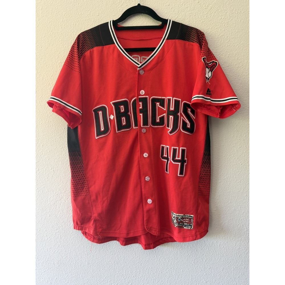 Men's Majestic MLB Authentic Arizona Diamondbacks Paul Goldschmidt #44 Jersey 44